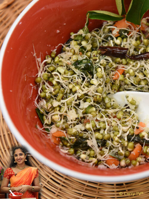 Sprouted Moong Daal Salad
